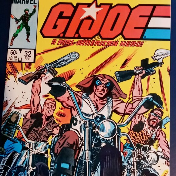 Marvel Comics Other - G.I. JOE-A REAL AMERICAN HERO! Set of 6 Comic Books 1980s
